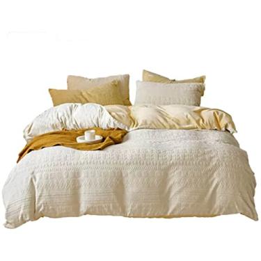 Imagem de AKALNNB Capa de colcha de inverno dupla face de flanela quente jogo de cama de veludo esculpido conjunto de quatro peças engrossado