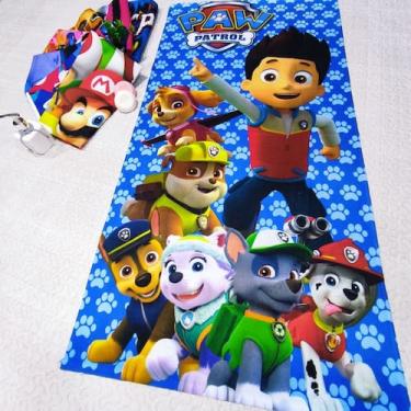 Imagem de Toalha de Banho Patrulha Canina Personalizada Temática
