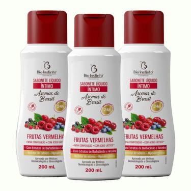 Imagem de KIT 3 UNDs Sabonete Íntimo Líquido Frutas Vermelhas Bio Instinto 600 m