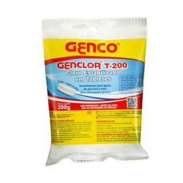 Imagem de Tablete cloro Genclor T-200 - Genco