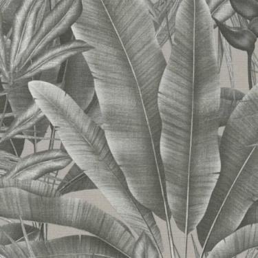 Imagem de Papel de Parede Stories of Live Folhagem Cinza 396473SL