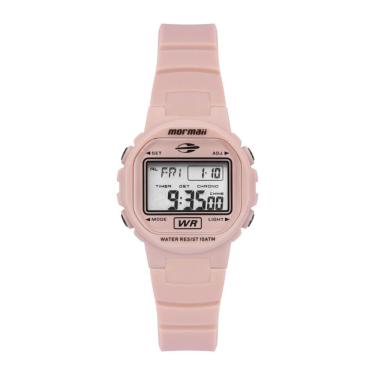 Imagem de Relógio Mormaii Feminino Ref: Molcdaazt/8t Esportivo Digital Rosa
