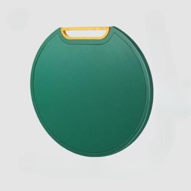 Imagem de Tábua de Corte Antibacteriana com Suporte em Pé - Antiderrapante e À Prova de Mofo, 30x35cm, Ideal para Carnes, Legumes e Frutas(redondo 1pcs)