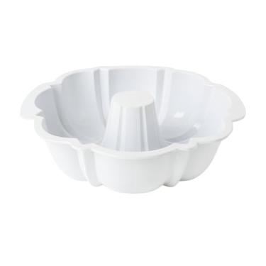 Imagem de Forma Pudim Pudinzeira 1,8LT Vai ao Microondas Resistente (Branco)