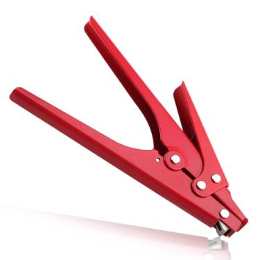 Imagem de Ferramenta de tensionamento de abraçadeira de cabo, ferramenta de amarração de cabo, ferramenta de corte com alça de aço carbono, ferramenta de tensionamento e corte, ferramentas de HVAC, ferramentas