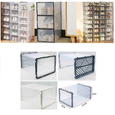 Imagem de Caixa Organizador Tenis Sapato Chinelos Gaveta Empilhável - Homeart, B