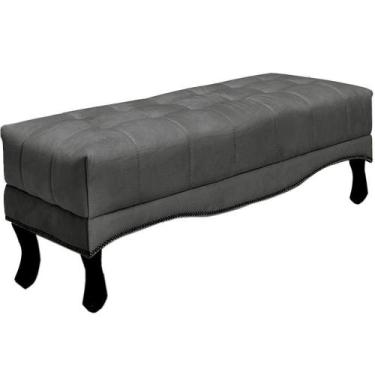 Imagem de Puff Recamier Retro Vic 195cm Suede 1104 Ezz 1104 - MILANI MOVELARIA