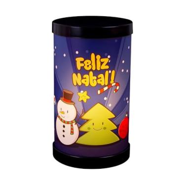 Imagem de Luminária Feliz Natal Luciano Martins Bivolt – Decoração Natalina Artística com Licenciamento Exclusivo