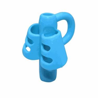 Imagem de Apoio Ergonômico Adaptador Escrita 3 Dedos - Mr. PEN, Azul claro