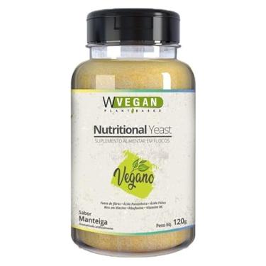 Imagem de WVegan Levedura Nutricional em Flocos, Sabor Manteiga, 120g, Rico em Vitaminas B, Proteínas e Minerais, Vegano, Suplemento Alimentar