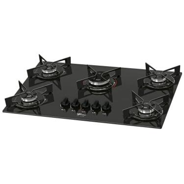 Imagem de Fogão Cooktop Fischer 5Q Fit Line Gás Mesa Vidro Bivolt