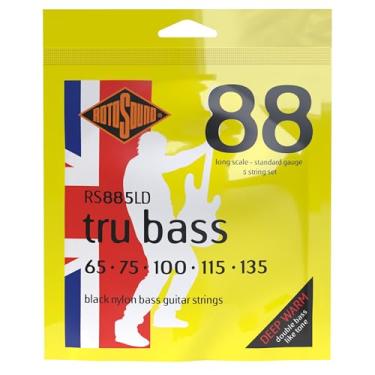 Imagem de Encordoamento Baixo 5 cordas Rotosound - True Bass - RS885LD - .065/.135