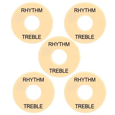 Imagem de aqxreight 5pcs Interruptor de Guitarra Elétrica WA Acessórios de Instrumentos Musicais Plásticos 44 Mm Diametergn603 Gold Letter Switch Switch Guitarra Elástica (Letra preta GN602)