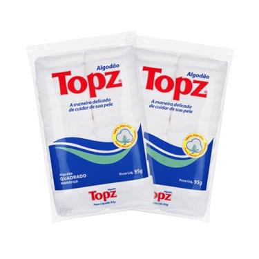 Imagem de Algodão Prensado Quadrado 200 Unidades (6cm x 4,5cm)