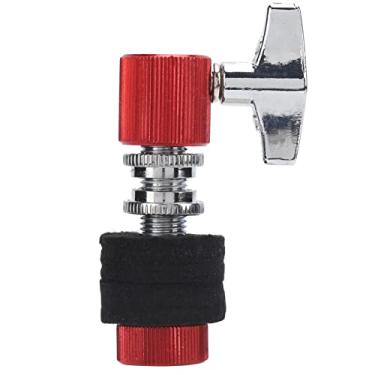 Imagem de SPYMINNPOO Hi-hat Embreagem Jazz Tambor Liga de Alumínio Suporte de Cremalheira para Pedal Ajuste de Som, Acessórios de Instrumento Musical (Vermelho)