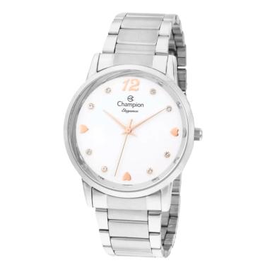 Imagem de Relógio CHAMPION feminino analógico prata rosê CN24066Q