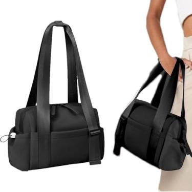 Imagem de Bolsas esportivas para mulheres,Bolsas de ginástica para mulheres, Bolsas de viagem impermeáveis Bolsa de ginástica, Bolsa esportiva compacta para mulheres, bolsa de viagem para compras na academia,