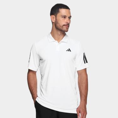 Imagem de Camisa Polo Adidas Polo Club 3 Listras Masculino-Masculino