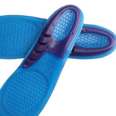 Imagem de ZJchao Palmilha Esportiva, Inserções Elásticas Macias de Absorção de Choque de Silicone TPE Com Copo de pé de Alto para Corridas, Caminhadas, Atividades Ao Ar Livre (S 35‑38 9,6 pol.)