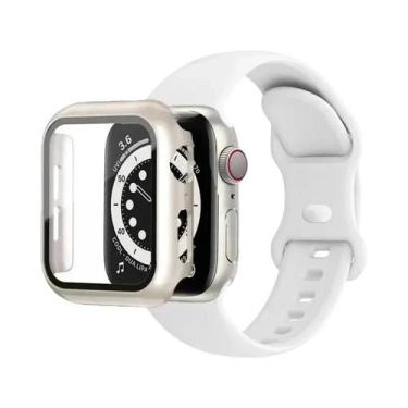 Imagem de Pulseira De Silicone Para Apple Watch 44mm 41mm 45mm 40mm 38mm 42mm Co
