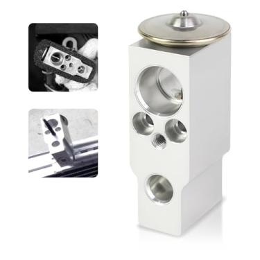 Imagem de AMZAUTO Válvula de expansão de carro, válvula de expansão CA de motor antidesgaste metálico, acessórios de reparo do sistema de ar condicionado, universal para a maioria dos carros, incluindo Lexus