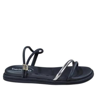 Imagem de Sandália Rasteira Beira Rio Feminina 8488,113 Preto