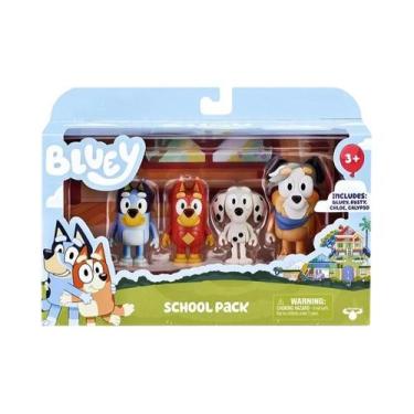 Imagem de Conjunto De Figuras De Cena De Casamento Bluey 4 Peças Minifiguras De 