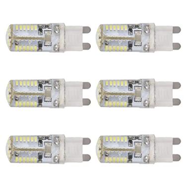 Imagem de Acouto Lâmpadas Premium 6PCS G9 58LED 6W - Lâmpadas de Parede e Teto de Silicone Com Baixo Consumo de Energia para Sala de Estar, Com Proteção para Os Olhos, Vida útil e Ampla Aplicação, Compatível