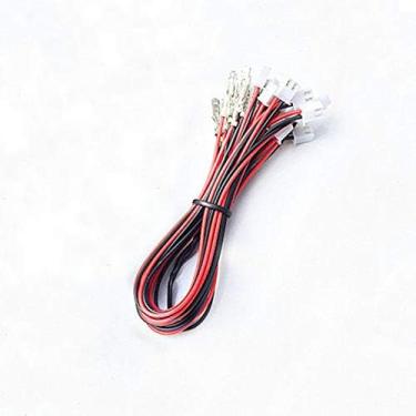 Imagem de 20 Pcs/Lot 2 Pin Arcade Button Cables Terminals Size 0.110'' (2.8mm) Compatible with Zero Delay Arcade USB Encoder/SANWA Arcade Buttons/BL-30 Buttons, JST XH2.54 Plugs