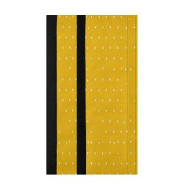 Imagem de STAYTOP 2 peças de capas de maçanetas de geladeira com bolinhas brancas com fundo amarelo, capas de maçaneta para geladeira e forno de micro-ondas, mantenha seu aparelho de cozinha limpo de