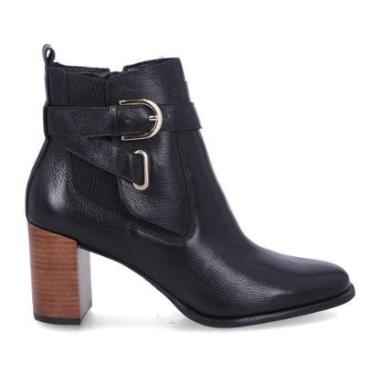 Imagem de Bota Cano Curto Couro Luz da Lua - 80470001-Feminino