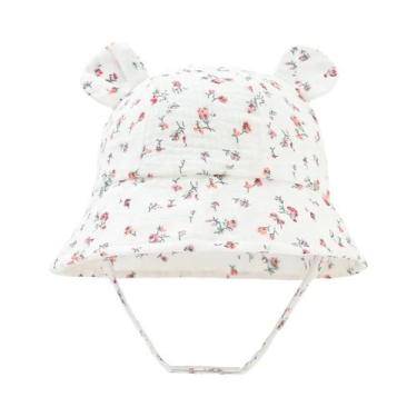 Imagem de Chapéu De Verão De Algodão Muslin Para Bebês, Boné De Sol Para Meninos