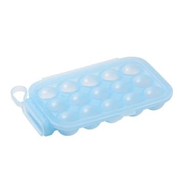 Imagem de Bandejas pequenas de silicone para cubos de gelo, molde de bola para fazer gelo, molde redondo de cubo de gelo Little Sphere para coquetéis, uísque, resfriamento de bourbon, formas de 15 furos