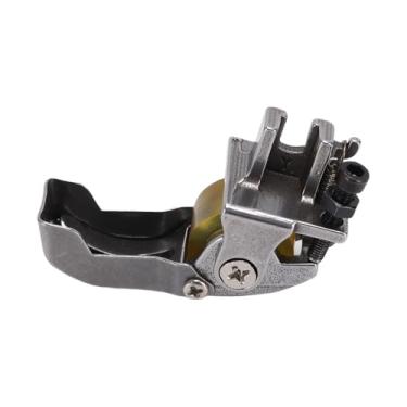 Imagem de GLOGLOW Calcador de Costura de Renda, Calcador de Rolo de Aço Inoxidável para Máquina de Costura Plana, Roda de Borracha de Pressão Ajustável para Acolchoar Tecidos Grossos Máquina de e Seu