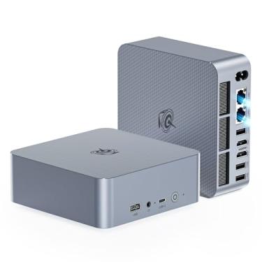 Imagem de Beelink Mini PC EQI12, Intel Core i3-1220P de 12ª geração (10C/12T, até 4,4GHz), mini computador com 16GB DDR4 RAM 500GB M.2 2280 PCle 4.0x4 SSD, tela dupla 4K/LAN dupla/WiFi6/BT5.2/USB3.0