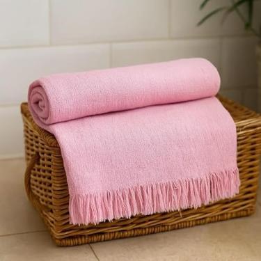 Imagem de Manta Para Sofá Gigante Luxo King 3.0x1.8M Grande 2,40X1,80m Pop 2.10x1.4M Premium De Algodão Capa Decorativa Protetora (Pop 2,20x1,50m ROSA BEBÊ)