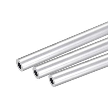 Imagem de Tubo redondo de alumínio 6063 7 mm OD 4 mm diâmetro interno 250 mm tubo de comprimento 3 peças