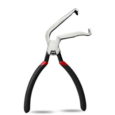 Imagem de Alicate de desconexão elétrica, ferramenta de remoção de separador de conector elétrico, ferramentas automotivas de 60 graus, alicate de conector elétrico para plugues estilo aba de pressão, carros