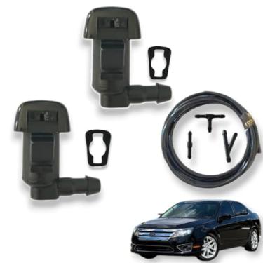 Imagem de Par Esguicho+mangueira E Conectores compatível com Fusion 8e5z17603a