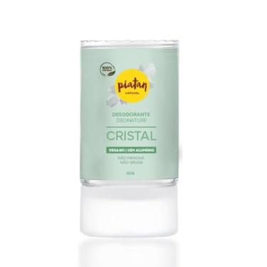 Imagem de Desodorante Cristal Stick Natural Vegano e Orgânico 60g sem alumínio e sem cheiro Piatan Natural