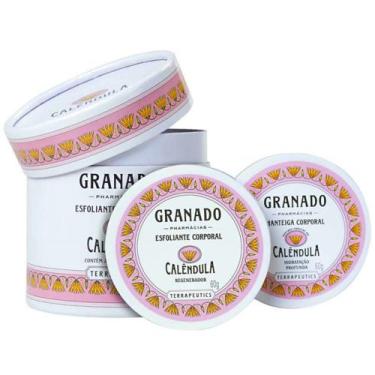 Imagem de Kit Esfoliante e Manteiga Corporal Hidratação 60g Calêndula Granado Te