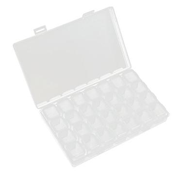 Imagem de Kit de Ferramentas 5D com 24 Peças Caneta Broca Ponta Cola Prato Plástico Pinças Caixa Armazenamento para Brocas Acessórios Bordado Diamantes e Ponto Diamante Entusiastas