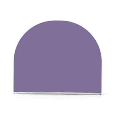 Imagem de Organizador de guardanapos de acrílico roxo acinzentado, dispensador de guardanapos em forma de U, porta-guardanapos para guardanapos de papel