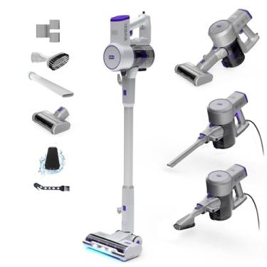 Imagem de Black+Decker Aspirador de pó 4 em 1 com fio Powerseries+, vertical para aspirador de pó manual, cabeça de piso de LED, filtragem HEPA, potente 14k Pa, para piso duro, carpete baixo, pêlos de animais