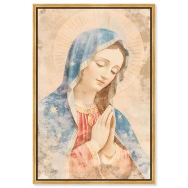 Imagem de Fragments of Faith Canvas Print Jesus Wall Art por Art Remedy, moldura dourada, 50 x 76 cm