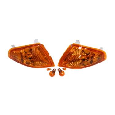 Imagem de Luzes de sinalização de canto frontal de cristal âmbar para NISSAN SKYLINE R32 GTS 1989-1994