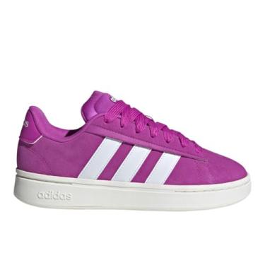 Imagem de adidas Grand Court Alpha 00s Tênis feminino, Explosão roxa/branco/roxo explosão, 35