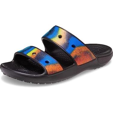 Imagem de Classic crocs spray dye sandal black/multi - 36