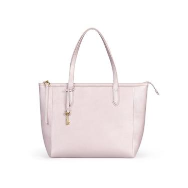 Imagem de BRASS TACKS Leathercraft Bolsa feminina de couro para mulheres 16L bolsas de viagem de grande capacidade bolsas de ombro femininas, rosa perolado