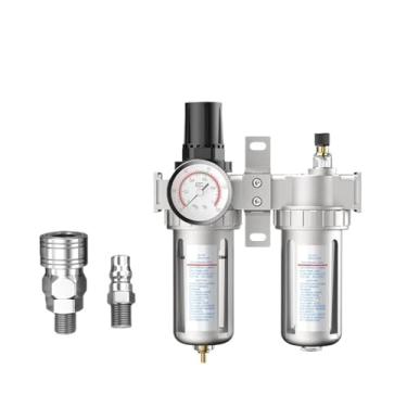 Imagem de 1 peça SFC-400 SFC-300 SFC-200 Compressor de ar filtro de ar regulador de óleo separador de água válvula regulador de filtro de drenagem automática (SFC-SMPM,200)